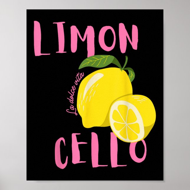 Limoncello La Dolce Vita Poster (Vorne)