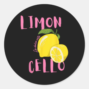 Limoncello La Dolce Vita Runder Aufkleber