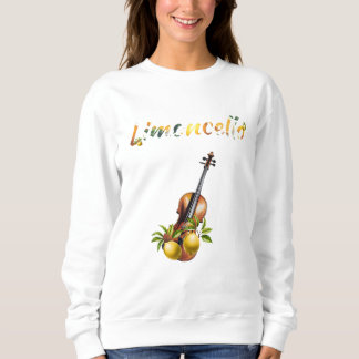 Limoncello/Lemon Cello Spaß spielen auf Worte Pull Sweatshirt