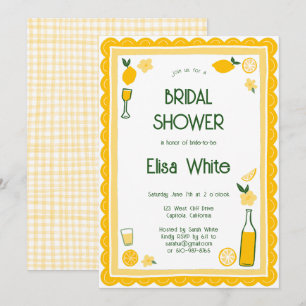 Limoncello Lemonade CUSTOM Brautparty Einladung