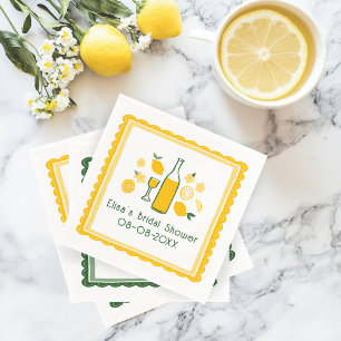 Limoncello Lemonade Lemon CUSTOM Brautparty Serviette
