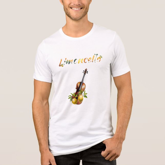 Limoncello lustiges Zitronencello spielen auf den  Tri-Blend Shirt (Vorderseite)