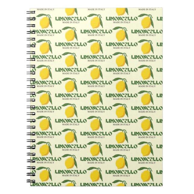 Limoncello Notizblock (Vorderseite)