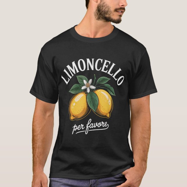 Limoncello Per Favore Lemon Lover T-Shirt (Vorderseite)