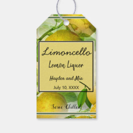Limoncello Personalisiert Geschenkanhänger