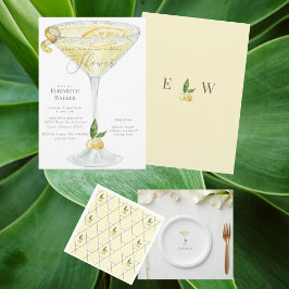 Limoncello Personalisiert Name Hochzeit Pappteller
