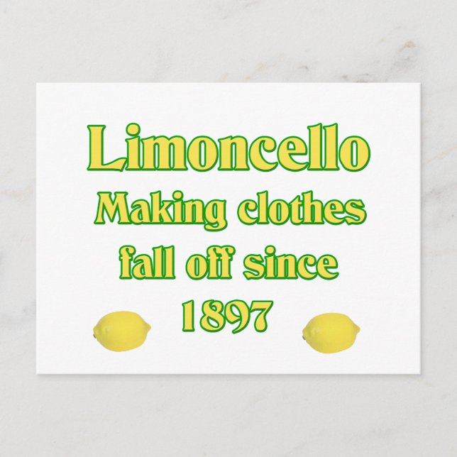 Limoncello Postkarte (Vorderseite)