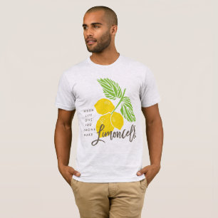 Limoncello T-Shirt, wenn das Leben Ihnen Zitronen T-Shirt