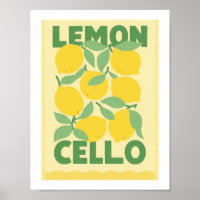 Limoncello Vintage Zitrone Mittelmeer Zitrus