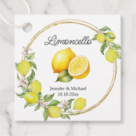 Limoncello-Wasserfarbe-Limonen-Hochzeit-Sommer-Ita Geschenkanhänger