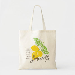 Limoncello, wenn das Leben Ihnen Zitronen gibt, Tragetasche
