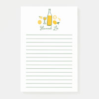 Limoncello Zitronen INDIVIDUELLER Name Süß