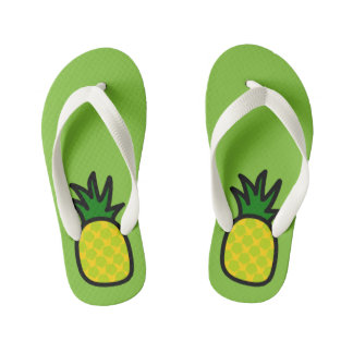 Limone Ananas-Flip-Flops Kinderbadesandalen