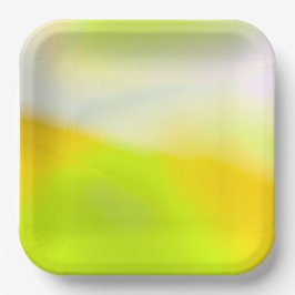 Limone gelbe Papierplatte Pappteller