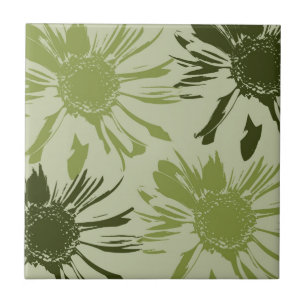 Limone Gerbera-Blume Fliese