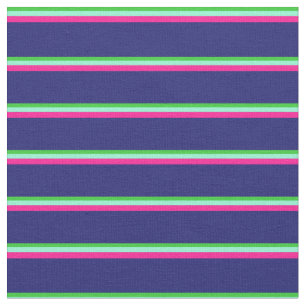 Limone Green, Aquamarine, Deep Pink & Midnight Blu Stoff