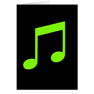 Limone grüne Musik-Karte