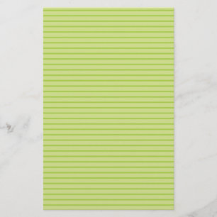 Limone grüne Streifen Briefpapier