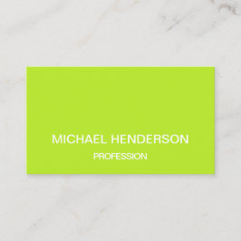 Limone grüne unbedeutende trendy Geschäftskarte Visitenkarte