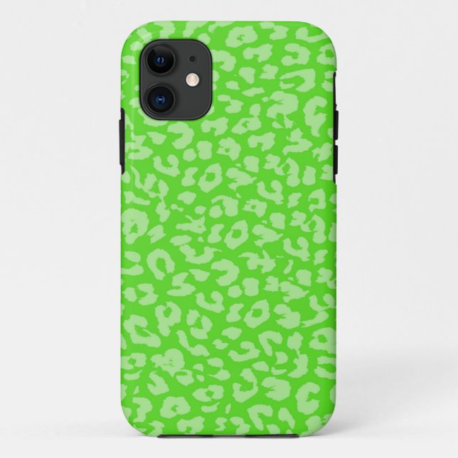 Limone Leopard-Printhaut Case-Mate iPhone Hülle (Rückseite)
