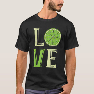 Limone Liebe Limon Slice Citrus Frucht Sommer Limo T-Shirt