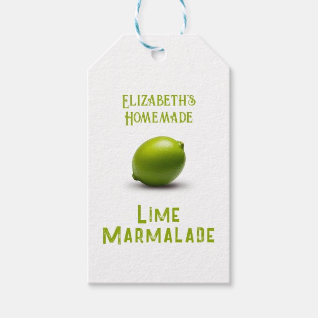 Limone Marmalade Geschenkanhänger (Vorderseite)