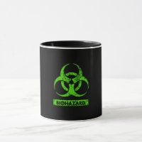 Limone Neon Green Bio-Hazard-Chemikalien Graphic