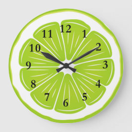 Limone Rutschbahn Große Wanduhr