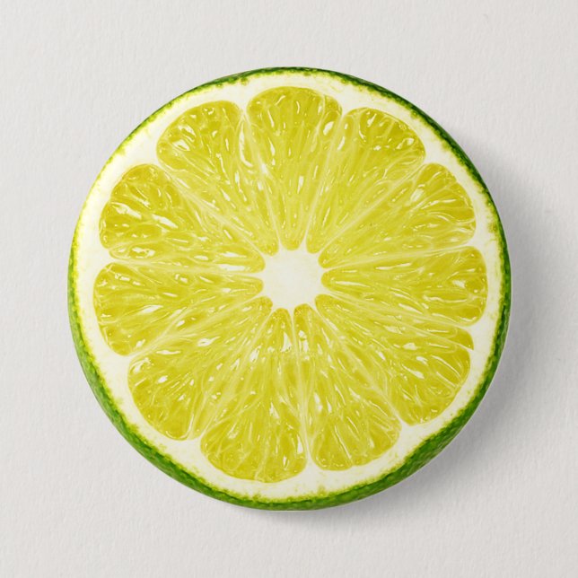 Limone Scheibe Button (Vorderseite)