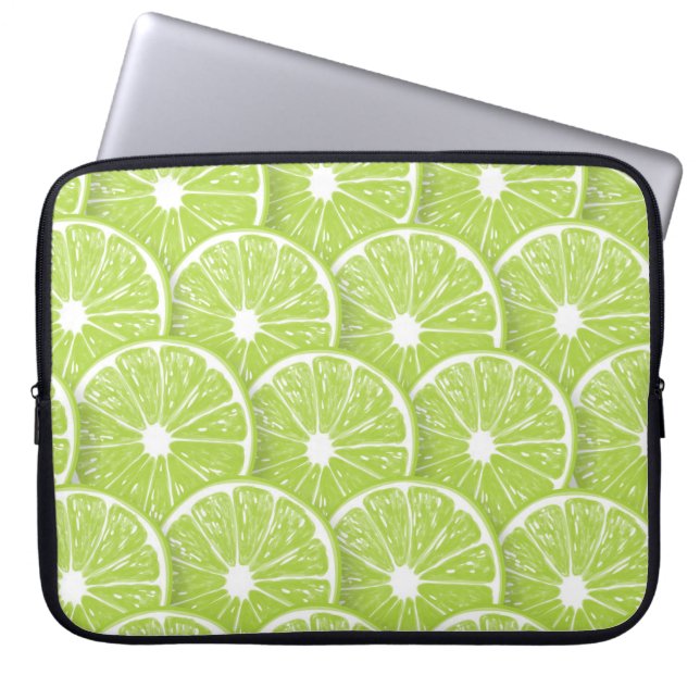 Limone Scheiben Laptopschutzhülle (Vorderseite)
