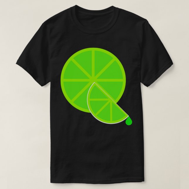 Limone Scheiben T-Shirt (Design vorne)