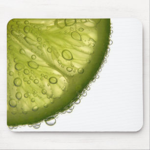 Limone Slice Bubbles Food Fotografie Mousemats Mousepad