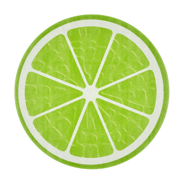 Limone Stilistische Fruchtscheibe Schneidebrett (Vorderseite)