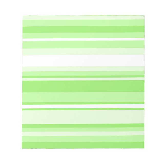 Limone Streifen Notizblock (Vorderseite)