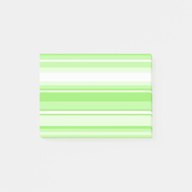 Limone Streifen Post-it Klebezettel (Vorderseite)