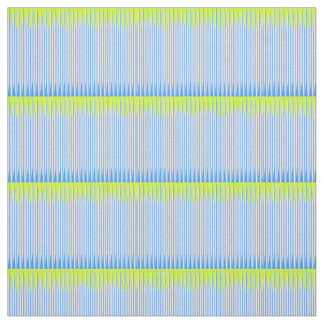 Limone und blaue Farbwebart Stoff