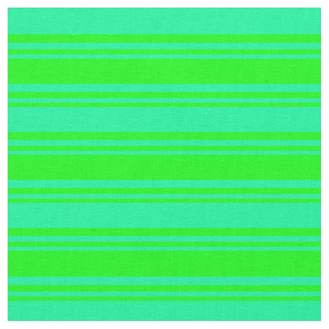 Limone und grüne Linien Stoff (Nahaufnahme)
