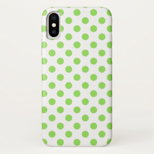 Limone und weiße Polka-Punkte Case-Mate iPhone Hülle