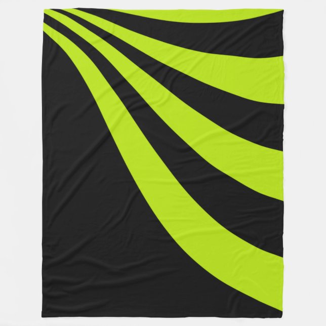 Limone Welle Fleecedecke (Vorderseite)