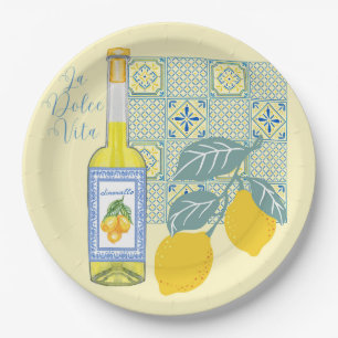 Limonen-Farm Retro Pappteller
