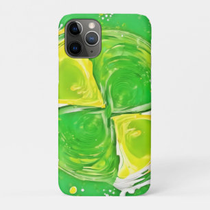 Limonengrüne Spirale Case-Mate iPhone Hülle