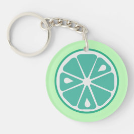 Limoner Acrylstoff-Schlüsselanhänger grün Schlüsselanhänger