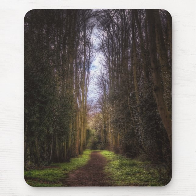 Limoner Baum-Weg Mousepad (Vorne)