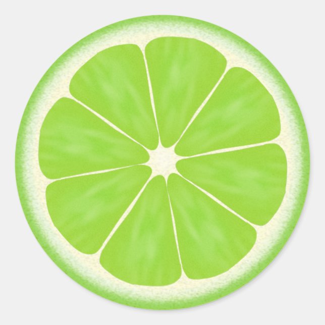 Limoner Cartoon-Aufkleber Runder Aufkleber (Vorderseite)