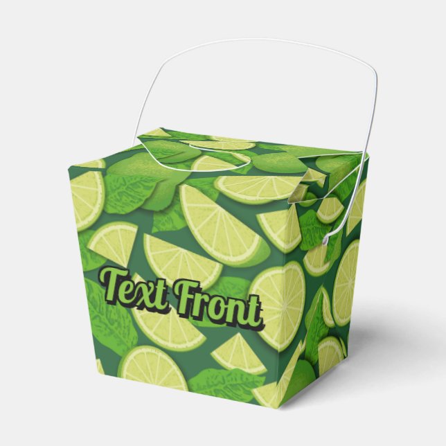 Limoner Hintergrund Geschenkschachtel (Vorderseite)