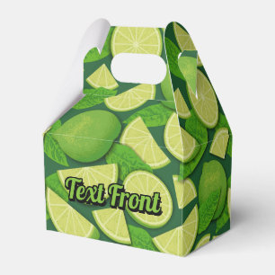 Limoner Hintergrund Geschenkschachtel