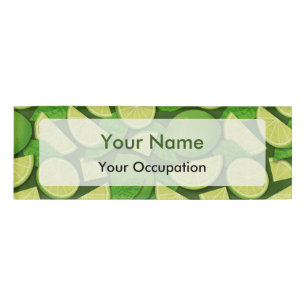 Limoner Hintergrund Namenschild