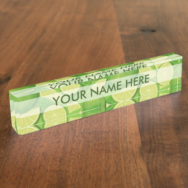 Limoner Hintergrund Namensplakette (Seite)