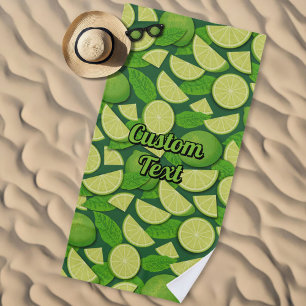 Limoner Hintergrund Strandtuch