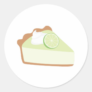Limoner Kuchen Runder Aufkleber